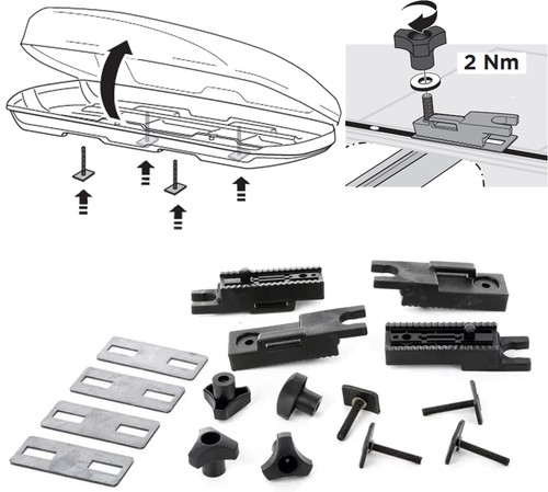 Thule track bolts - t, adapter