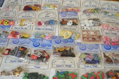 Novelty buttons beads - buttons,