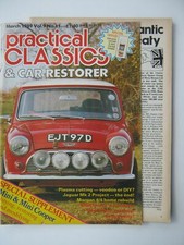 Practical Classics March 1989 Mini Cooper Morgan 4/4 MGB Riley RM Austin 20/4