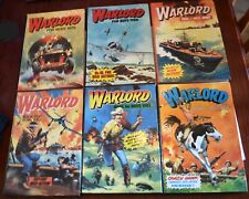 1979-1984 Warlord Annual Hardback Bundle 6x Unclipped Used Vintage UK
