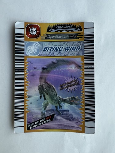 Dinosaur king card biting - king,