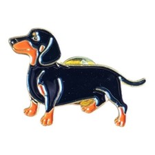 Dachshund 'Sausage Dog' Enamel