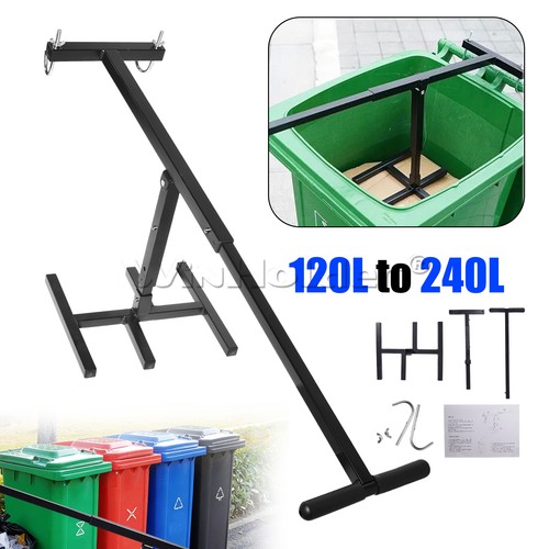 Wheelie bin compactor press - compactor,