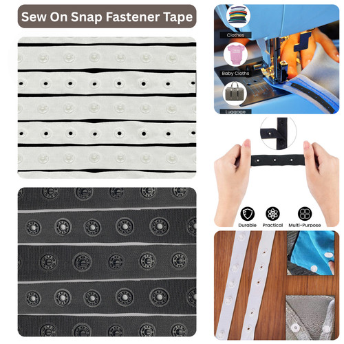 Sew snap fastener tape - sew,
