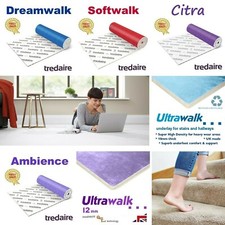 Tredaire carpet underlay Dreamwalk Softwalk Citra Ambience + SuperTred Ultrawalk