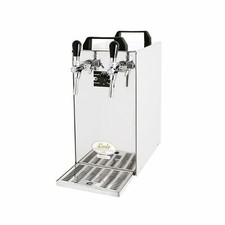 Beer tap cooler - Lindr Kontakt 40 beer dispenser with 2 taps, 50 L/hour, Green 