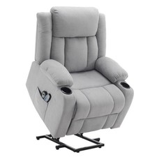 Electric Power Rise Recliner Chair Massage and Heat Armchair For Elder Disabled
