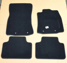 Jaguar XJ X351 2010 on Black Fully Tailored Car Floor Mats Genuine Stratstone