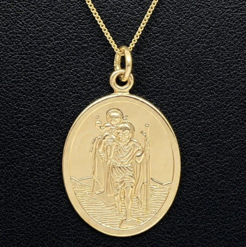 9ct oval christopher - oval, st.