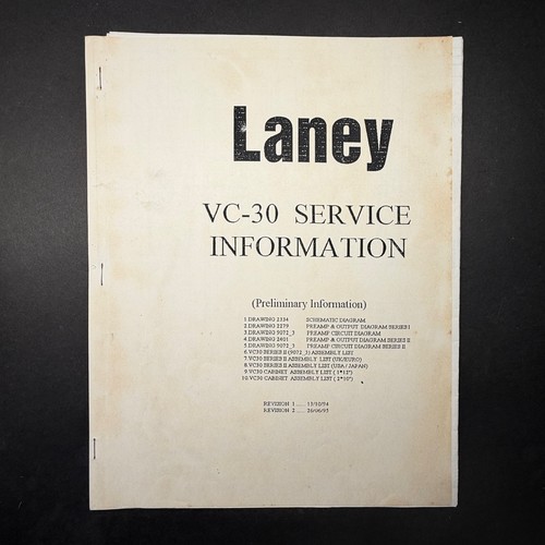 Vintage laney service - vintage,