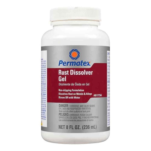 Permatex rust dissolver gel - permatex,