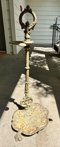Antique cast iron umbrella - cast,