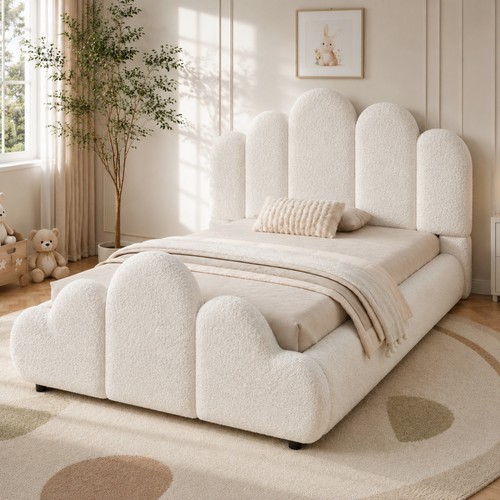 3ft single upholstered bed - 3ft,