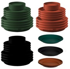 Plastic Plants Planter Saucer Drip Water Tray All Size Round Flowers Pots Garden