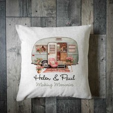Personalised Caravan Cushion -