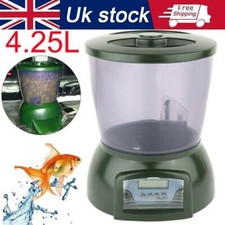 AUTOMATIC POND KOI FISH FEEDER HOLIDAY TIMER AUTO DISPENSE FEED DIGITAL TIMER UK