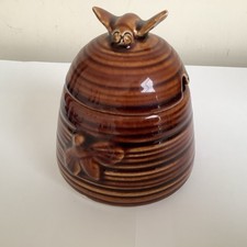  Honey Pot Brown Ceramic