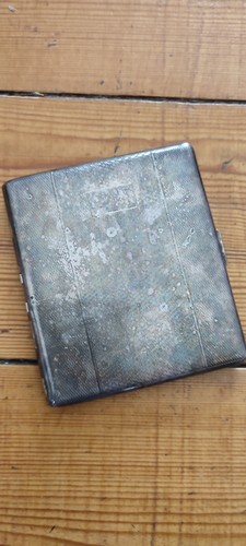 Vintage cigarette case silver - vintage,