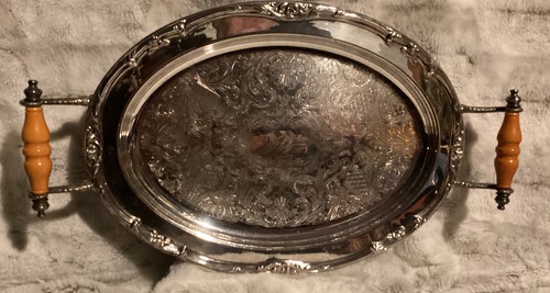 Vintage silver plated butlers - vintage,