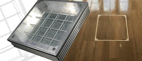 Decorative aluminium manhole - aluminium,