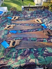 Vintage Wood Saws Job Lot 3 x