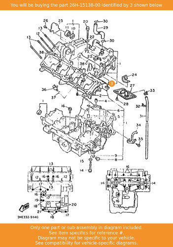 Yamaha nozzle 26h - 1,, 26h-15138-00