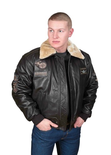 Mens pilot leather jacket - mens,