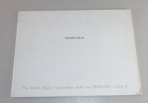 Brochure vanden plas - plas, princess