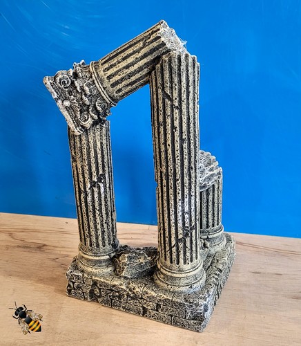 Aquarium ornament column ruins - aquarium,