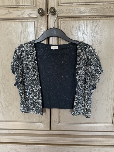 Festival sequin bolero cropped - sequin,