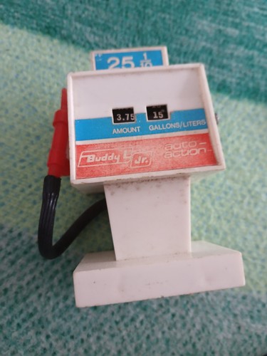 Vintage toy petrol pump - petrol,