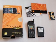 Phillips PH301 Mobile Phone - Vintage Collectable Retro - Free P&P boxed 