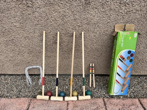 Garden croquet set - croquet, 4-players-