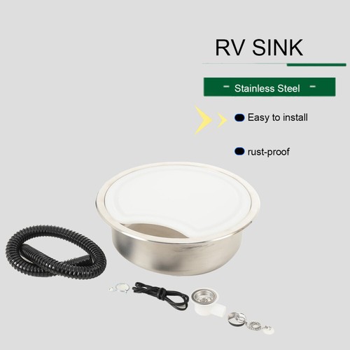 Stainless steel sink - stainless, rv