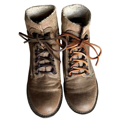 Strong genuine leather boot - leather,