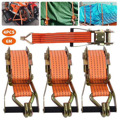 Heavy duty ratchet ties - 4x,