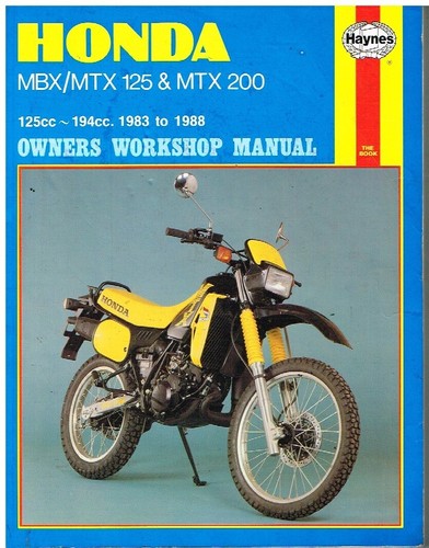 Honda mbx125f mtx125rw - mbx125f, ,