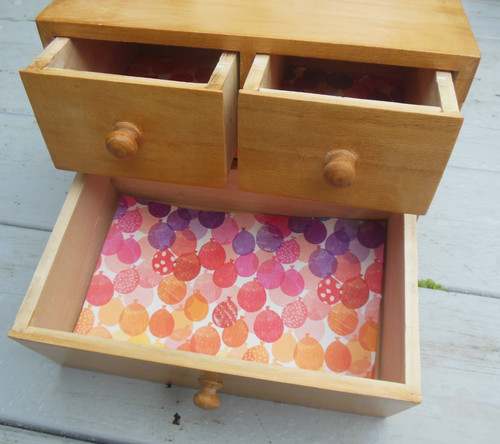 Miniature pine chest - chest, of
