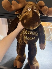 LARGE 28” Chad Valley Chocolate Moose Soft Plush Toy Woolworths Brown 70cm