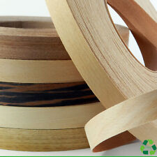 22mm Oak Iron on Edging Tape Pre Glued Real Wood Veneer Strips HIGH QUALITY Band