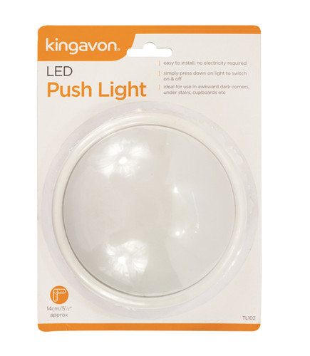 Kingavon 14cm led push - 14cm, light