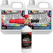 ProKleen Car Snow Foam Super Concentrate Bubblebum  2 x 1L & Karcher K Lance Kit