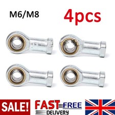 4PCS PHS FEMALE ROD END BEARING ROSE JOINT M6 M8 Right Hand THREAD NEW UK STOCK