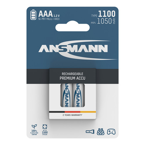 Ansmann aaa hr03 1100mah nimh - hr03,
