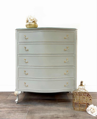 Louis green chest drawers - of,