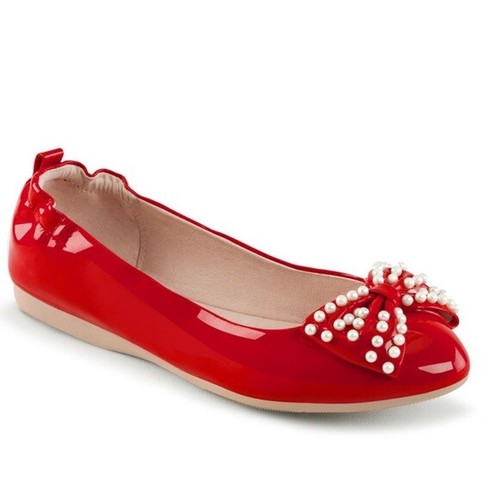 Pin couture red - red, pointed