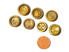 7 x Antique 1/4 oz. & 4 Drams