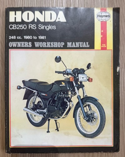Haynes manual honda cb250 - haynes, rs