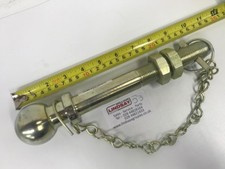 WML TOW BALL HITCH 25mm Pin 50mm Ball Tractor Long Threaded Tow Coupling 1"