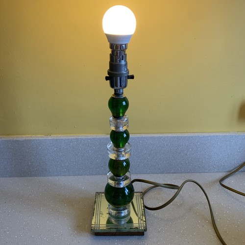 Art deco table - , lamp